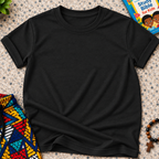 Plain Christian kids shirt in black featuring a simple design with no printed graphics or text
